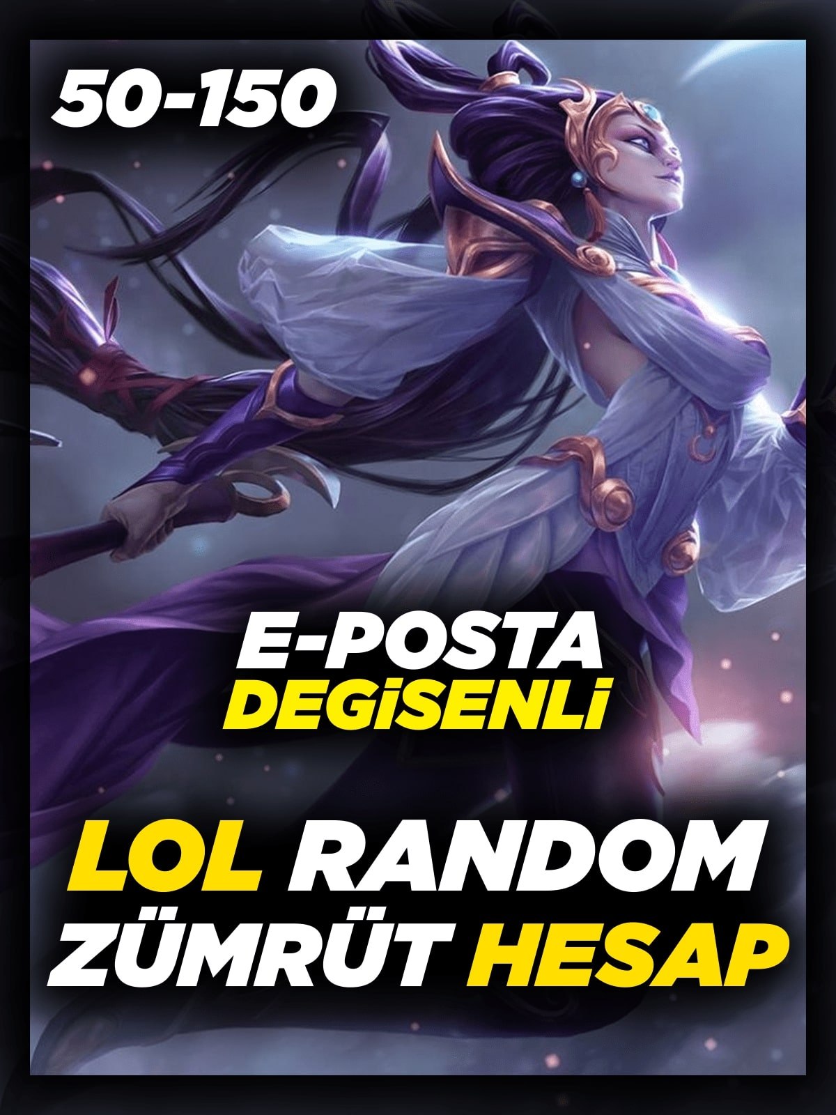 LOL Zümrüt Random Hesap